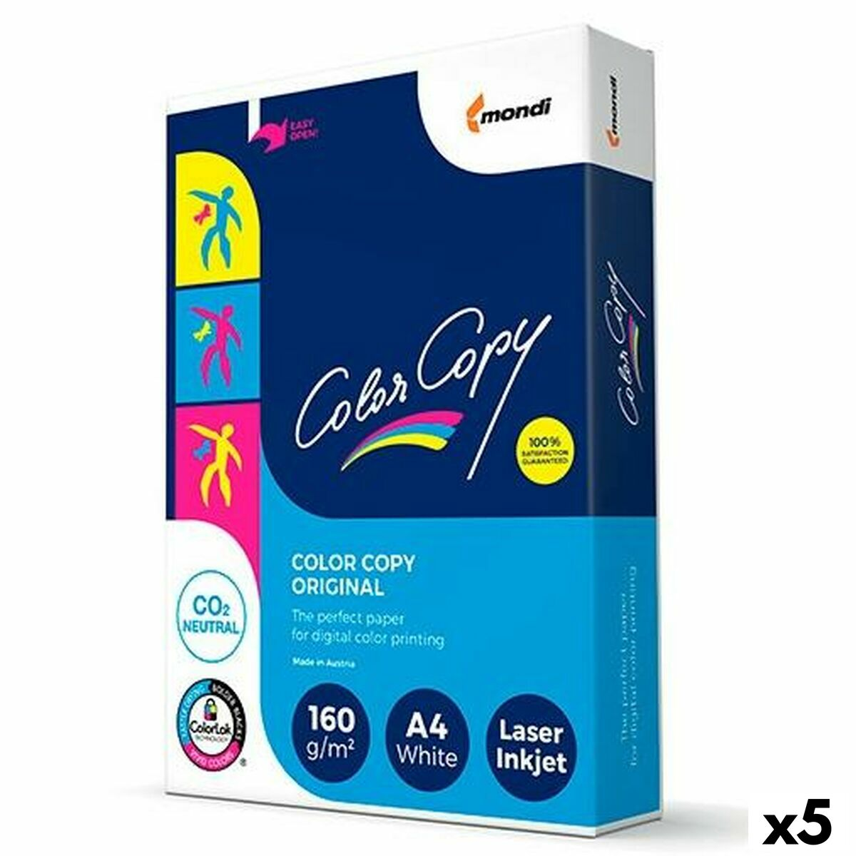 Color Copy White A4 Paper 250 Sheets (5 Packs)