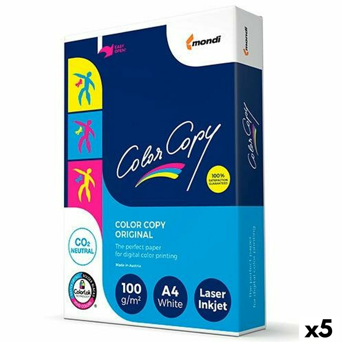 Color Copy White A4 Paper 500 Sheets (5 Packs)